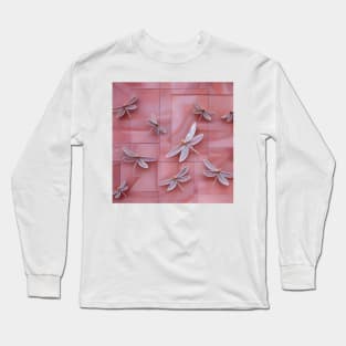 Mauve Dragonflies Long Sleeve T-Shirt